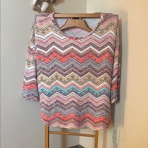 Absolutely Famous Colorful Knit Women's Sweater